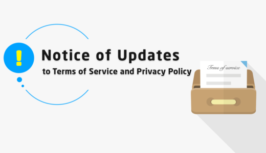 The Announcement of Terms of Service Revision